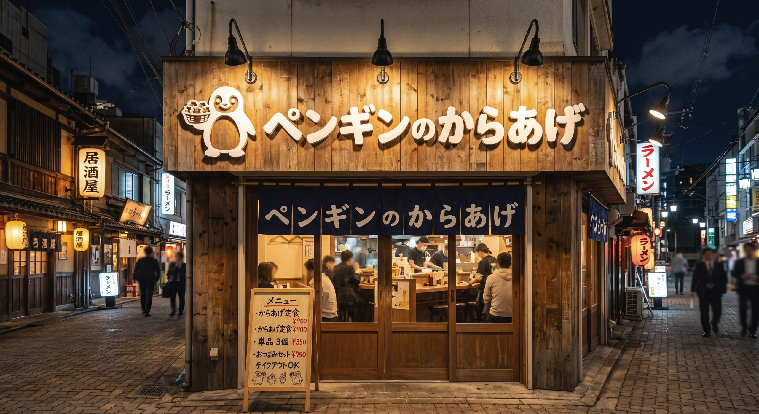 カルプ看板を使用したファサード看板の施工例