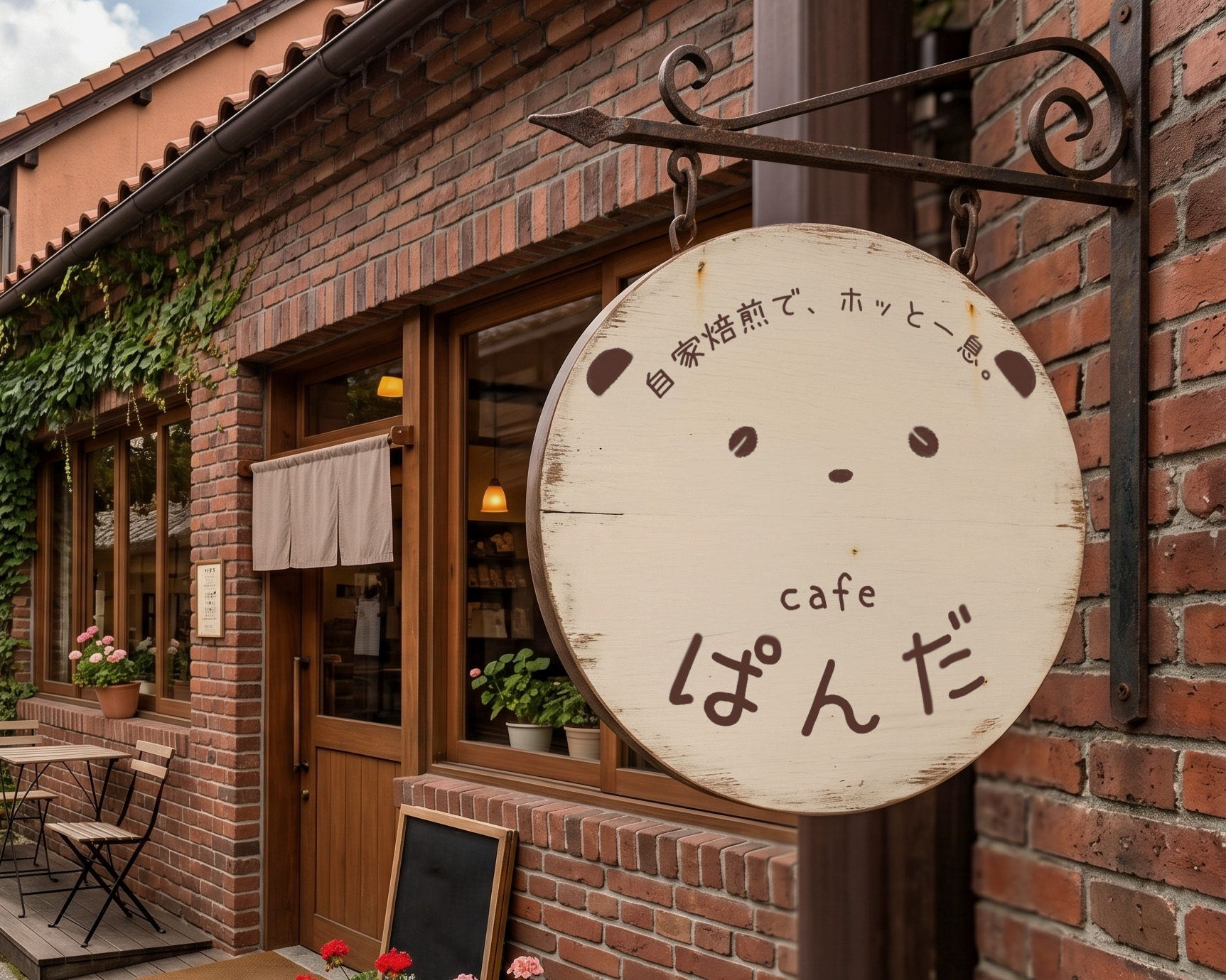 キャッチコピーのある看板の施工事例