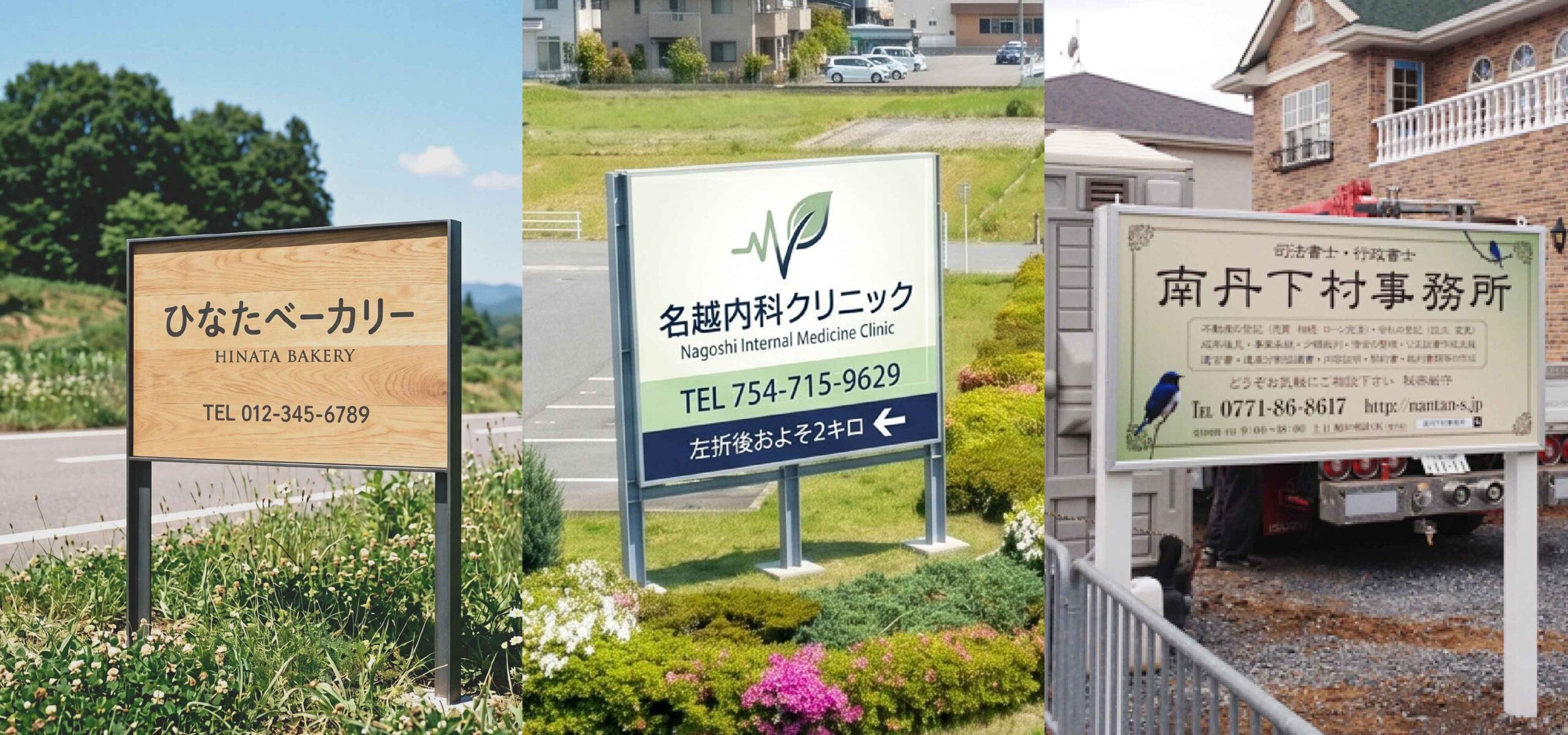 埼玉の大型自立看板の製作・設置